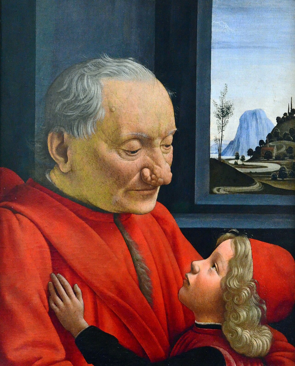 Portrait of an Old Man and a Young Boy by Domenico Ghirlandaio
